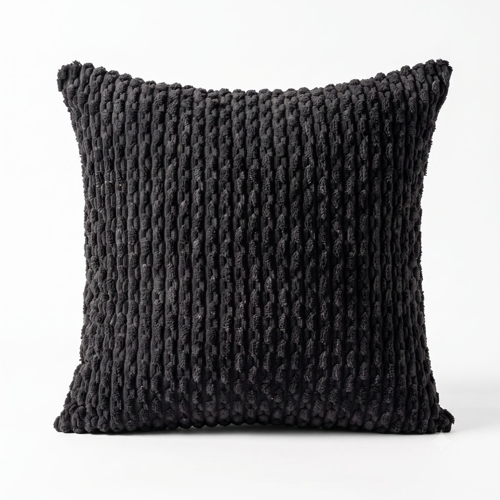 Housse de coussin 45x45 cm velours côtelé