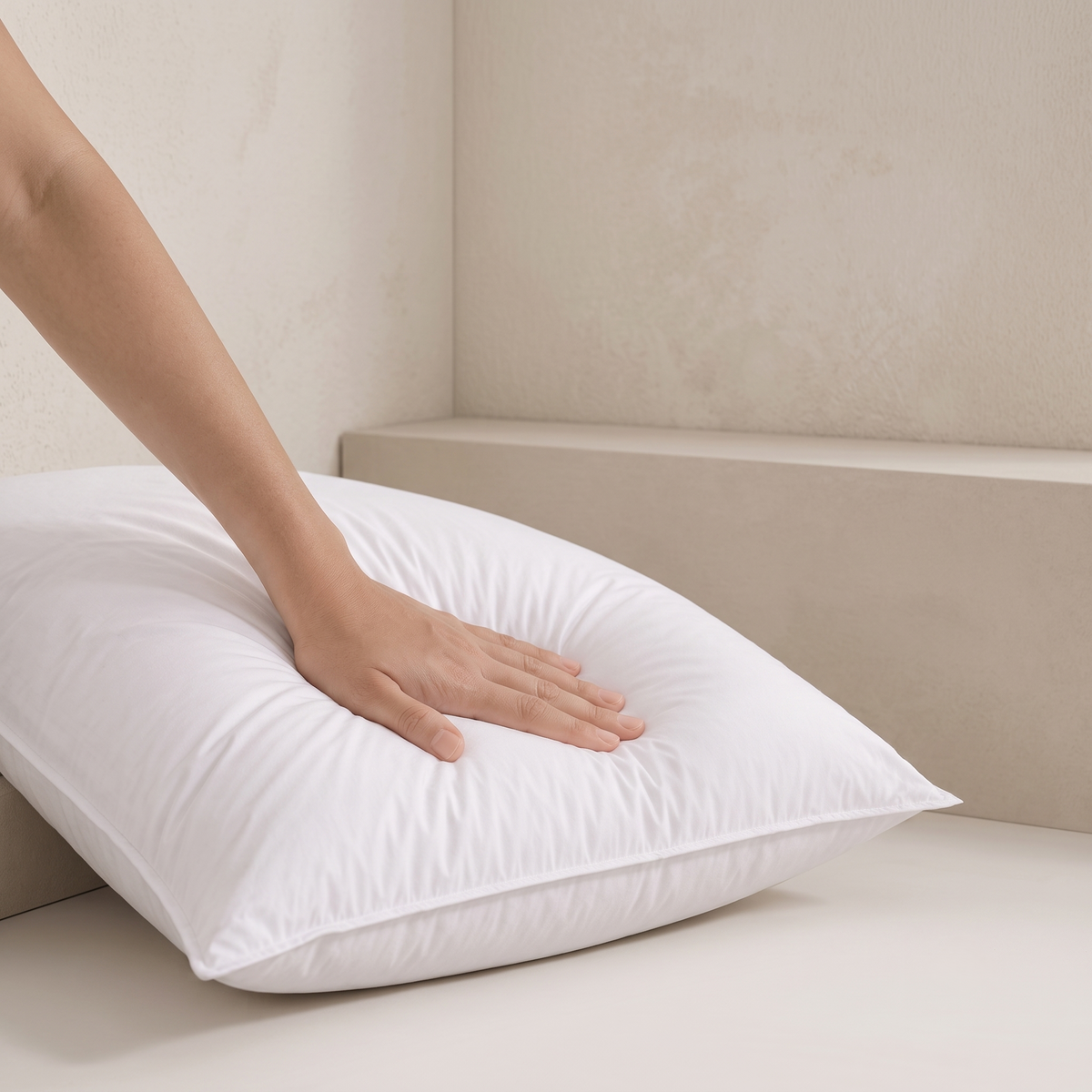 Coussin de canapé en duvet de canard 45x45 cm - Lot de 2