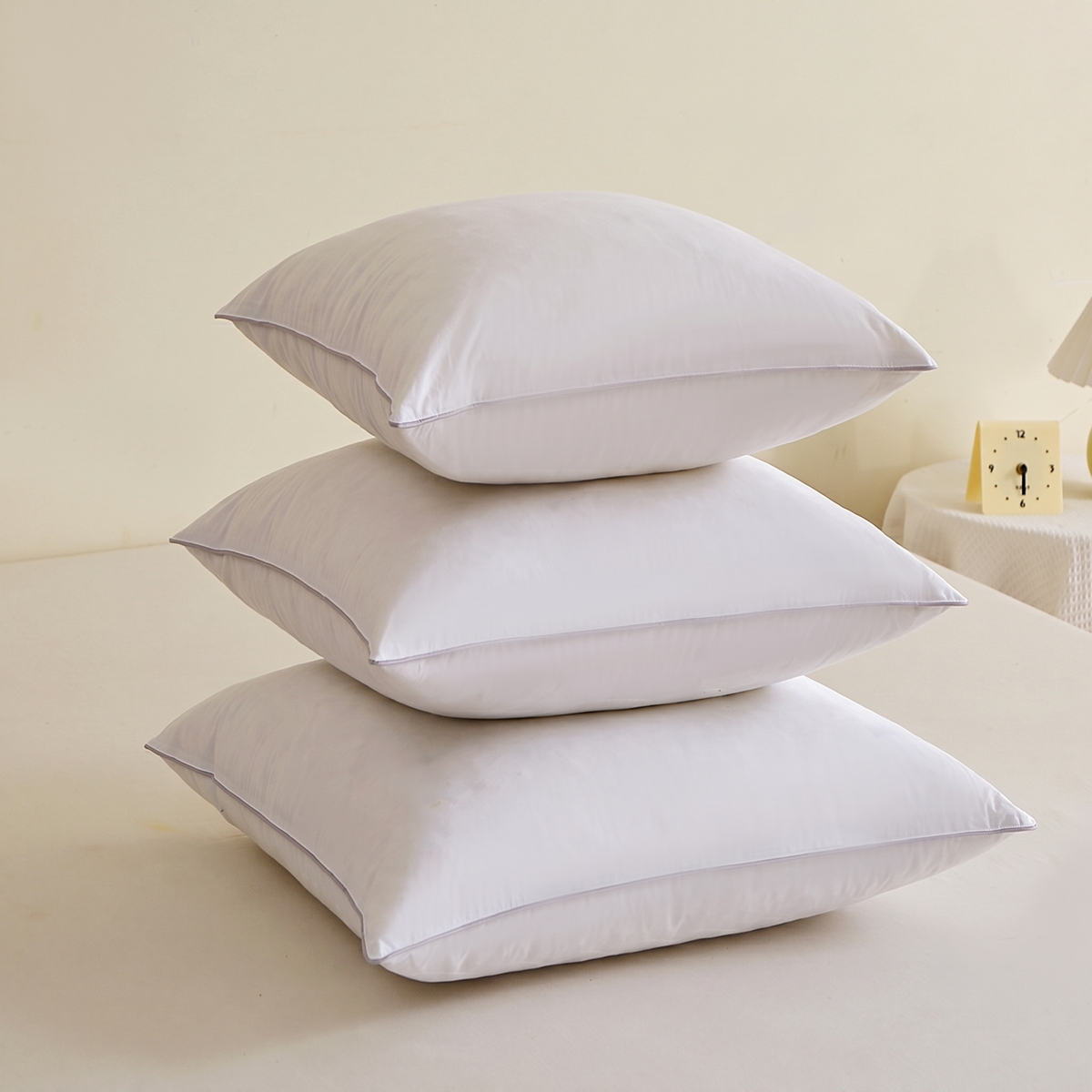 Coussin de canapé en plume d'oie 45x45 cm