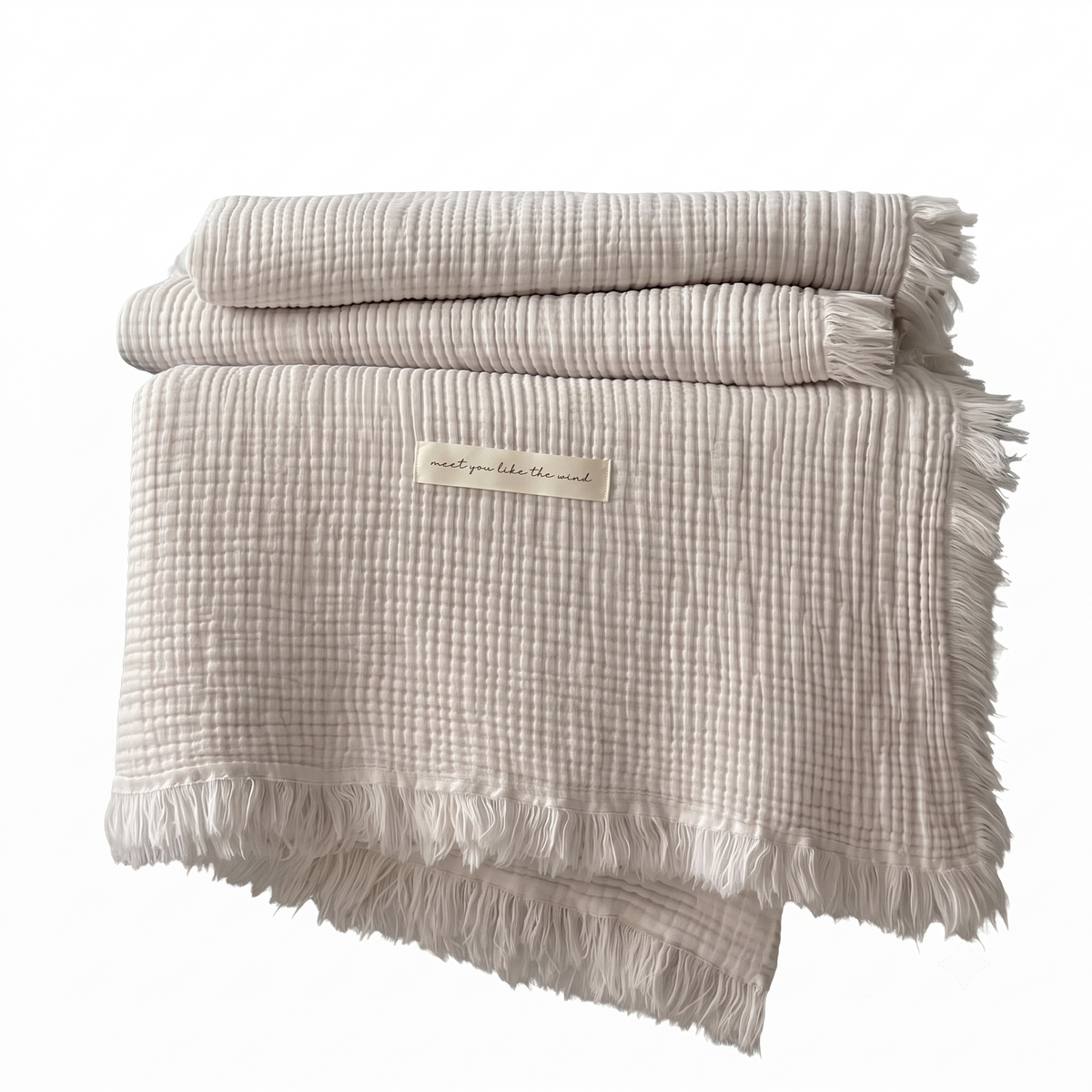 Plaid 100% coton 130x170 cm ou 150x200 cm