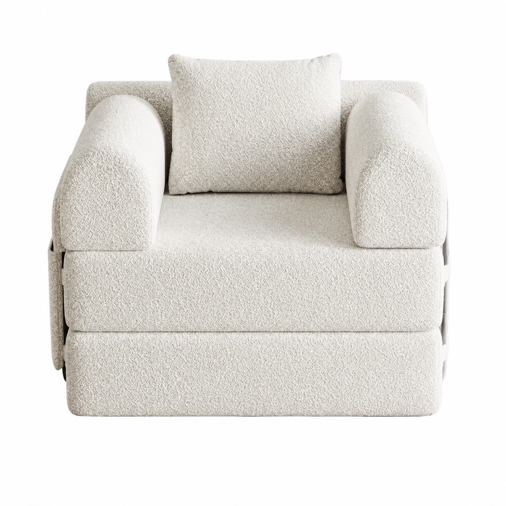 Canapé lit en Chenille 1 place convertible